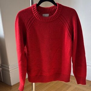 Red Frank & Oak Crewneck Sweater